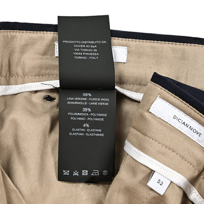 SALE｜PT TORINO Edge "DICIANNOVE" スラックス ツータック ストレッチ パンツ ヴァージンウール ポリアミド｜423462｜GUARDAROBA MILANO OFFICIAL STORE