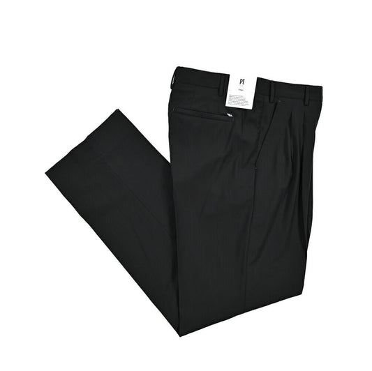 SALE｜PT TORINO Edge "DICIANNOVE" SUPER 130's ヴァージンウール100% ツータックストレートスラックス｜424025 - 46｜GUARDAROBA MILANO OFFICIAL STORE