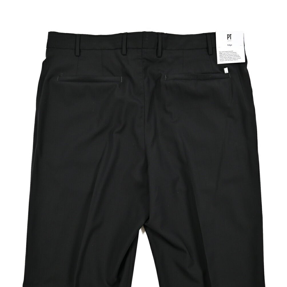 SALE｜PT TORINO Edge "DICIANNOVE" SUPER 130's ヴァージンウール100% ツータックストレートスラックス｜424025 - 46｜GUARDAROBA MILANO OFFICIAL STORE