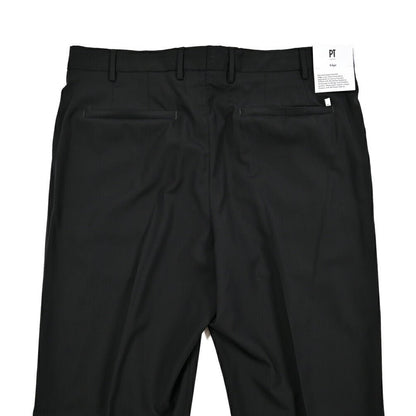 SALE｜PT TORINO Edge "DICIANNOVE" SUPER 130's ヴァージンウール100% ツータックストレートスラックス｜424025 - 46｜GUARDAROBA MILANO OFFICIAL STORE