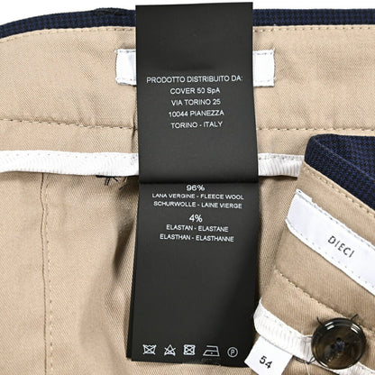 SALE｜PT TORINO Edge "DIECI" ストレッチウール ノータックスラックス｜423056｜GUARDAROBA MILANO OFFICIAL STORE