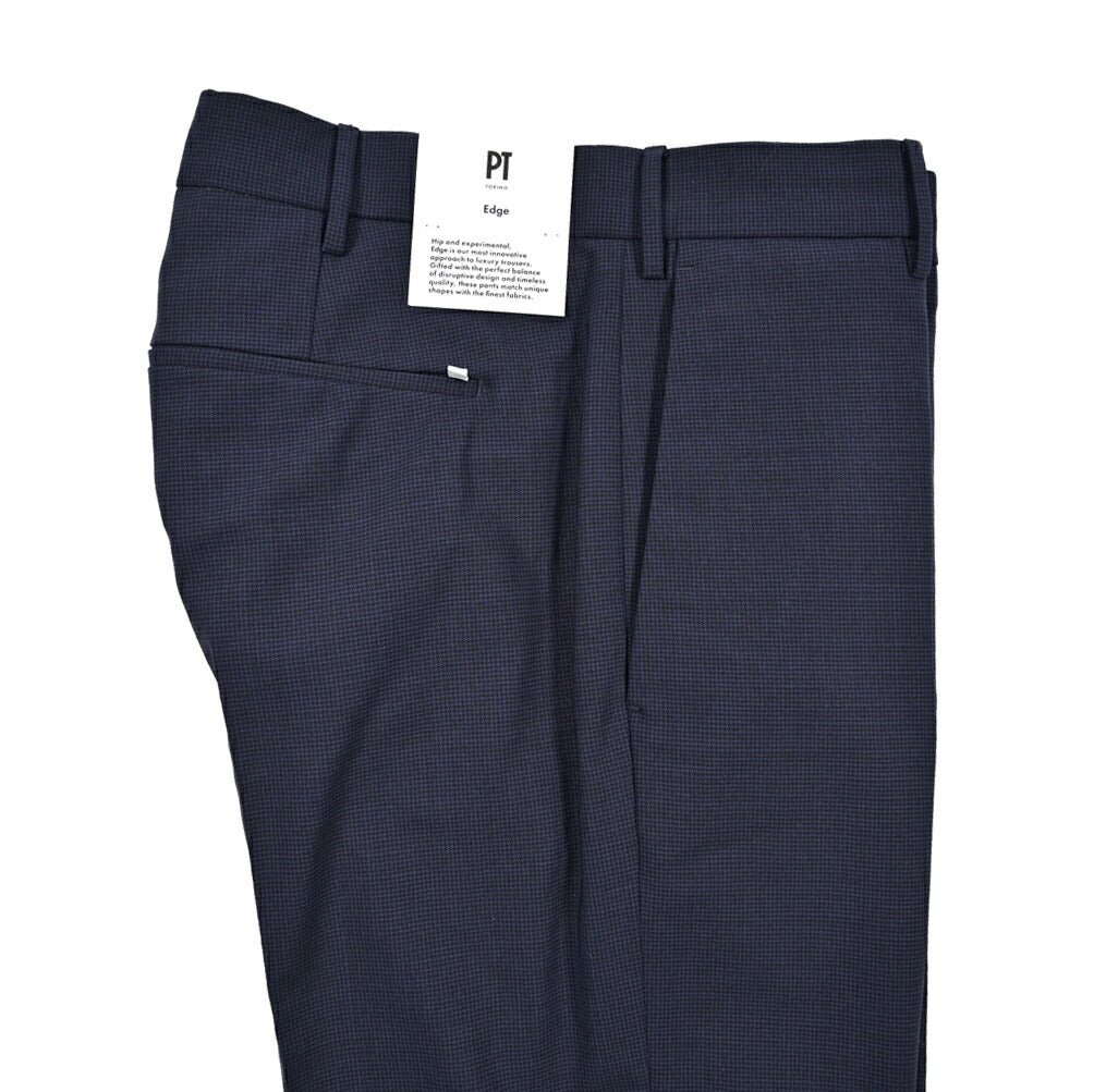 SALE｜PT TORINO Edge "DIECI" ストレッチウール ノータックスラックス｜423199 - 48｜GUARDAROBA MILANO OFFICIAL STORE