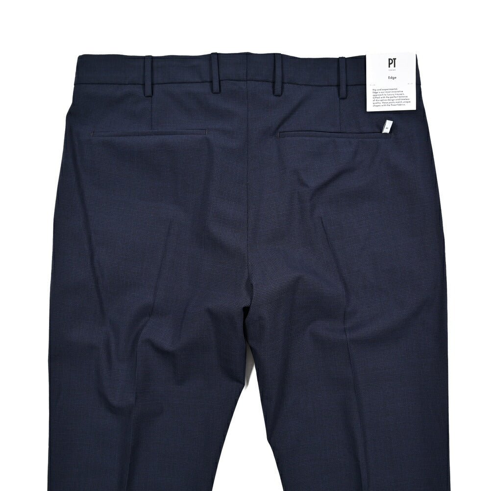 SALE｜PT TORINO Edge "DIECI" ストレッチウール ノータックスラックス｜423199 - 48｜GUARDAROBA MILANO OFFICIAL STORE