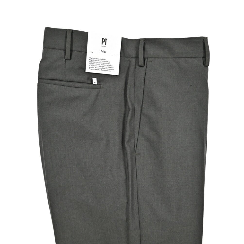 SALE｜PT TORINO Edge "DIECI" ストレッチウール スリムテーパードスラックス｜423410 - 52｜GUARDAROBA MILANO OFFICIAL STORE
