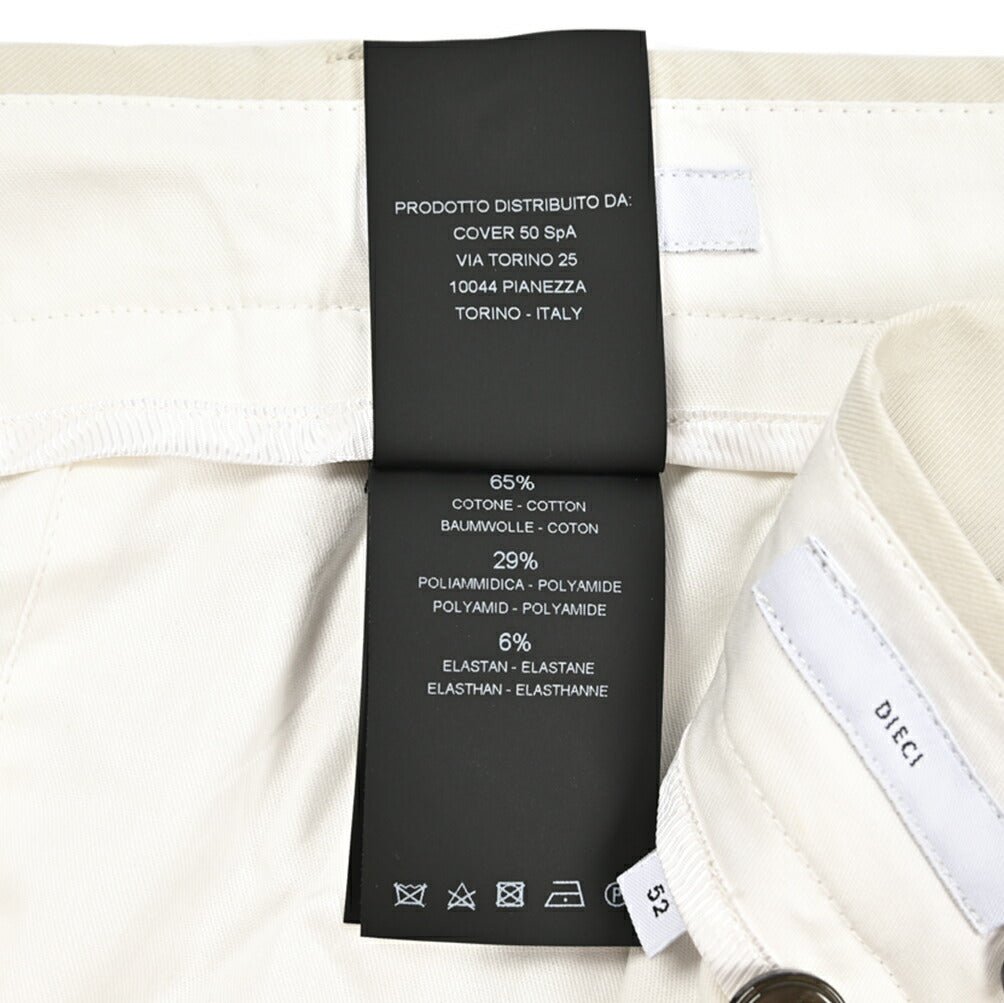 SALE｜PT TORINO Edge "DIECI" ストレッチコットン スリムテーパードスラックス｜423473｜GUARDAROBA MILANO OFFICIAL STORE