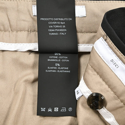 SALE｜PT TORINO Edge "DIECI" ストレッチコットン スリムテーパードスラックス｜423478 - 44｜GUARDAROBA MILANO OFFICIAL STORE