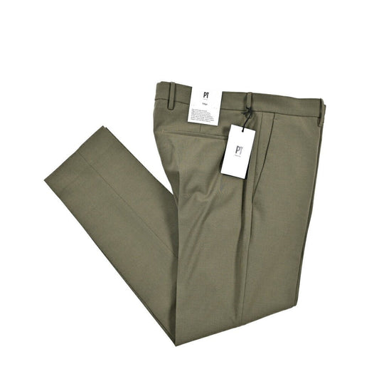 SALE｜PT TORINO Edge "DIECI" ストレッチウール ノータックスラックス｜423559 - 44｜GUARDAROBA MILANO OFFICIAL STORE