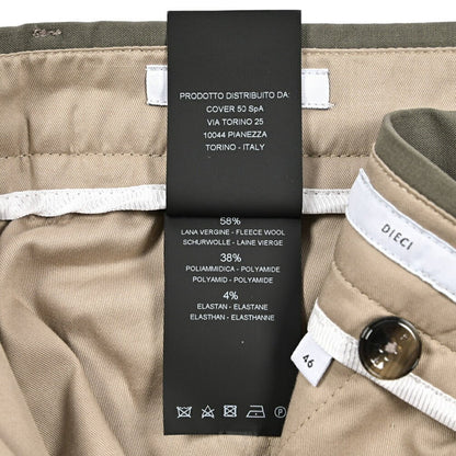 SALE｜PT TORINO Edge "DIECI" ストレッチウール ノータックスラックス｜423580 - 46｜GUARDAROBA MILANO OFFICIAL STORE