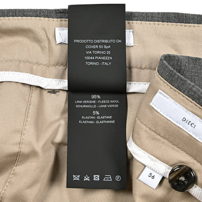 SALE｜PT TORINO Edge "DIECI" ストレッチウール ノータックスキニースラックス｜423741｜GUARDAROBA MILANO OFFICIAL STORE