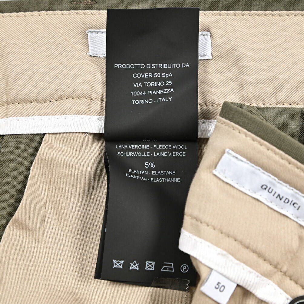 SALE｜PT TORINO Edge "QUINDICI" ストレッチウール ワンタックスラックス｜423579｜GUARDAROBA MILANO OFFICIAL STORE