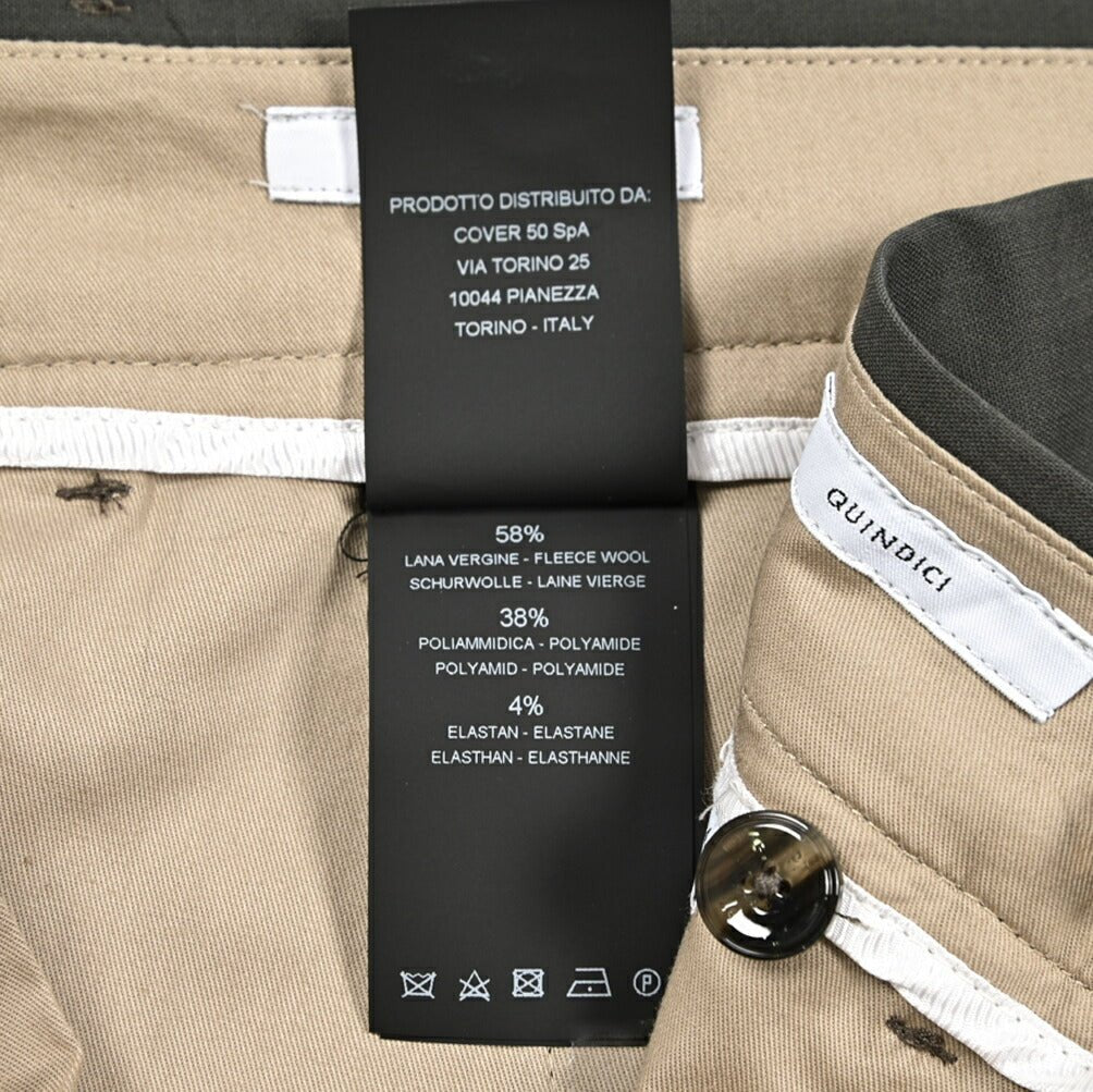 SALE｜PT TORINO Edge "QUINDICI" ストレッチウール ワンタックワイドスラックス｜423772｜GUARDAROBA MILANO OFFICIAL STORE