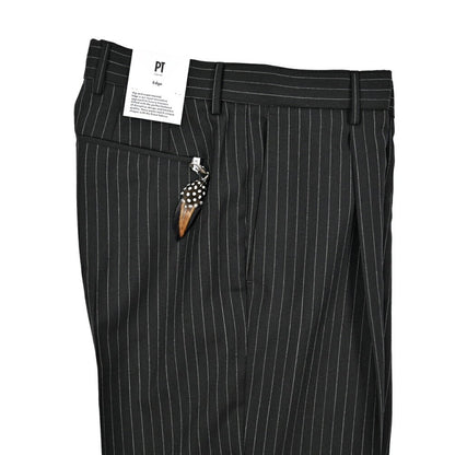 SALE｜PT TORINO Edge "QUINDICI" SUPER 100's ヴァージンウール100% ワンタックスラックス｜423062 - 44｜GUARDAROBA MILANO OFFICIAL STORE