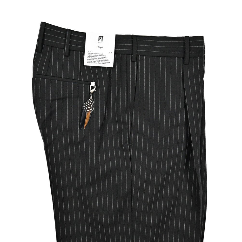 SALE｜PT TORINO Edge "QUINDICI" SUPER 100's ヴァージンウール100% ワンタックスラックス｜423068 - 46｜GUARDAROBA MILANO OFFICIAL STORE