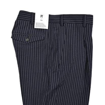 SALE｜PT TORINO Edge "REBEL FIT" シアサッカーウール ワンタックスラックス｜423065 - 48｜GUARDAROBA MILANO OFFICIAL STORE