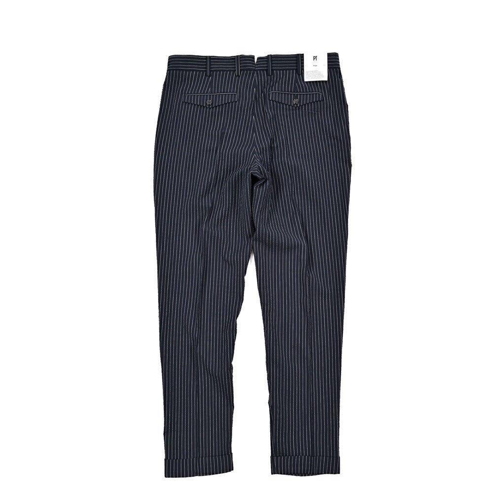SALE｜PT TORINO Edge "REBEL FIT" シアサッカーウール ワンタックスラックス｜423065 - 48｜GUARDAROBA MILANO OFFICIAL STORE