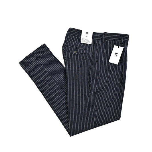 SALE｜PT TORINO Edge "REBEL FIT" シアサッカーウール ワンタックスラックス｜423065 - 48｜GUARDAROBA MILANO OFFICIAL STORE