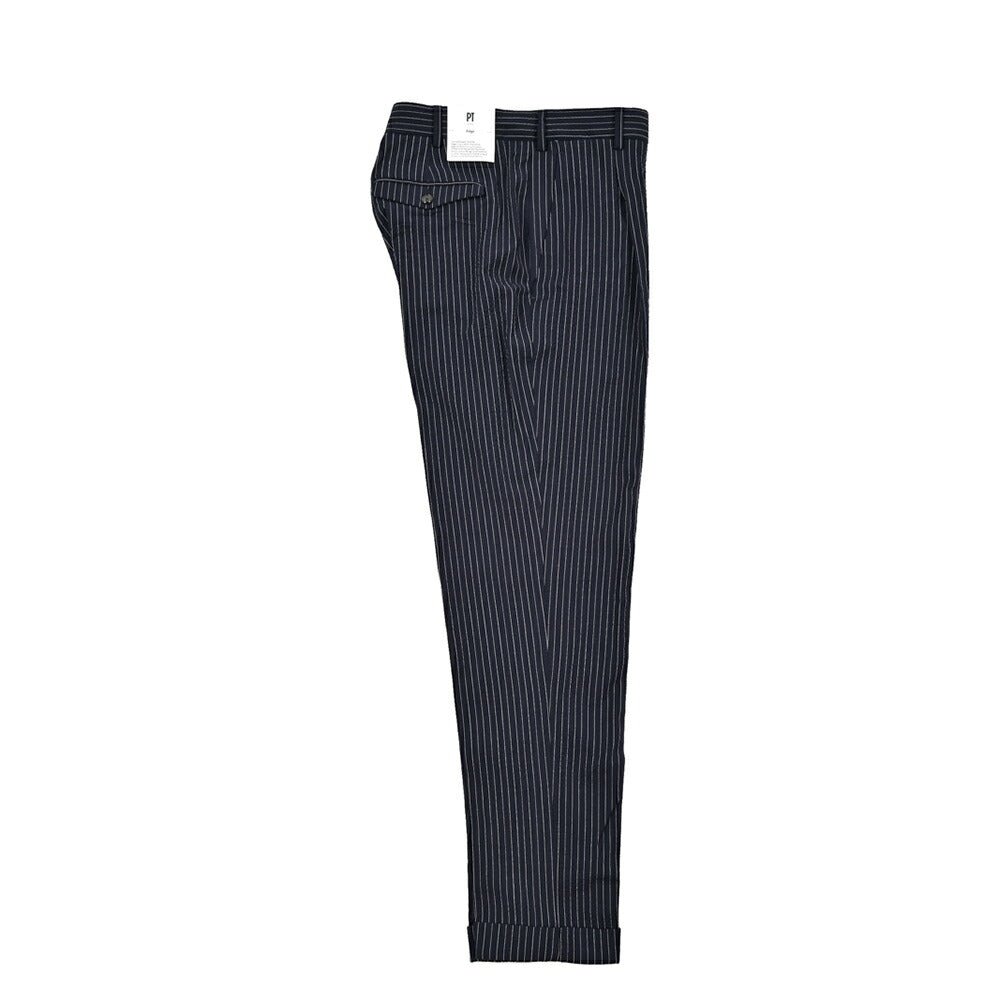 SALE｜PT TORINO Edge "REBEL FIT" シアサッカーウール ワンタックスラックス｜423065 - 48｜GUARDAROBA MILANO OFFICIAL STORE