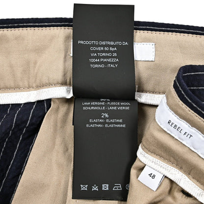 SALE｜PT TORINO Edge "REBEL FIT" シアサッカーウール ワンタックスラックス｜423065 - 48｜GUARDAROBA MILANO OFFICIAL STORE