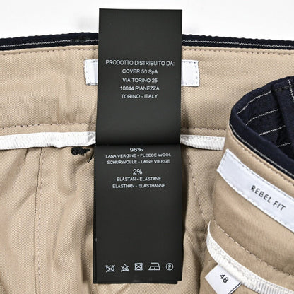 SALE｜PT TORINO Edge "REBEL FIT" シアサッカーウール ノータックスラックス｜423071 - 46｜GUARDAROBA MILANO OFFICIAL STORE