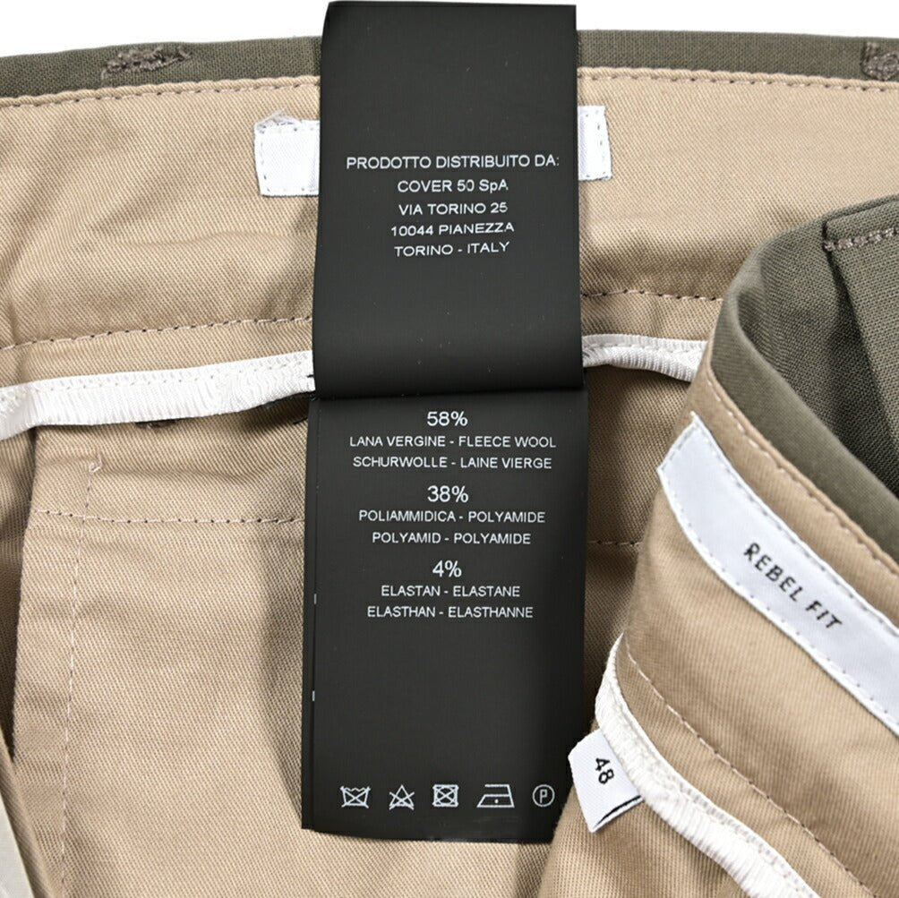 SALE｜PT TORINO Edge "REBEL FIT" ストレッチウール ワンタックスラックス｜423413 - 48｜GUARDAROBA MILANO OFFICIAL STORE