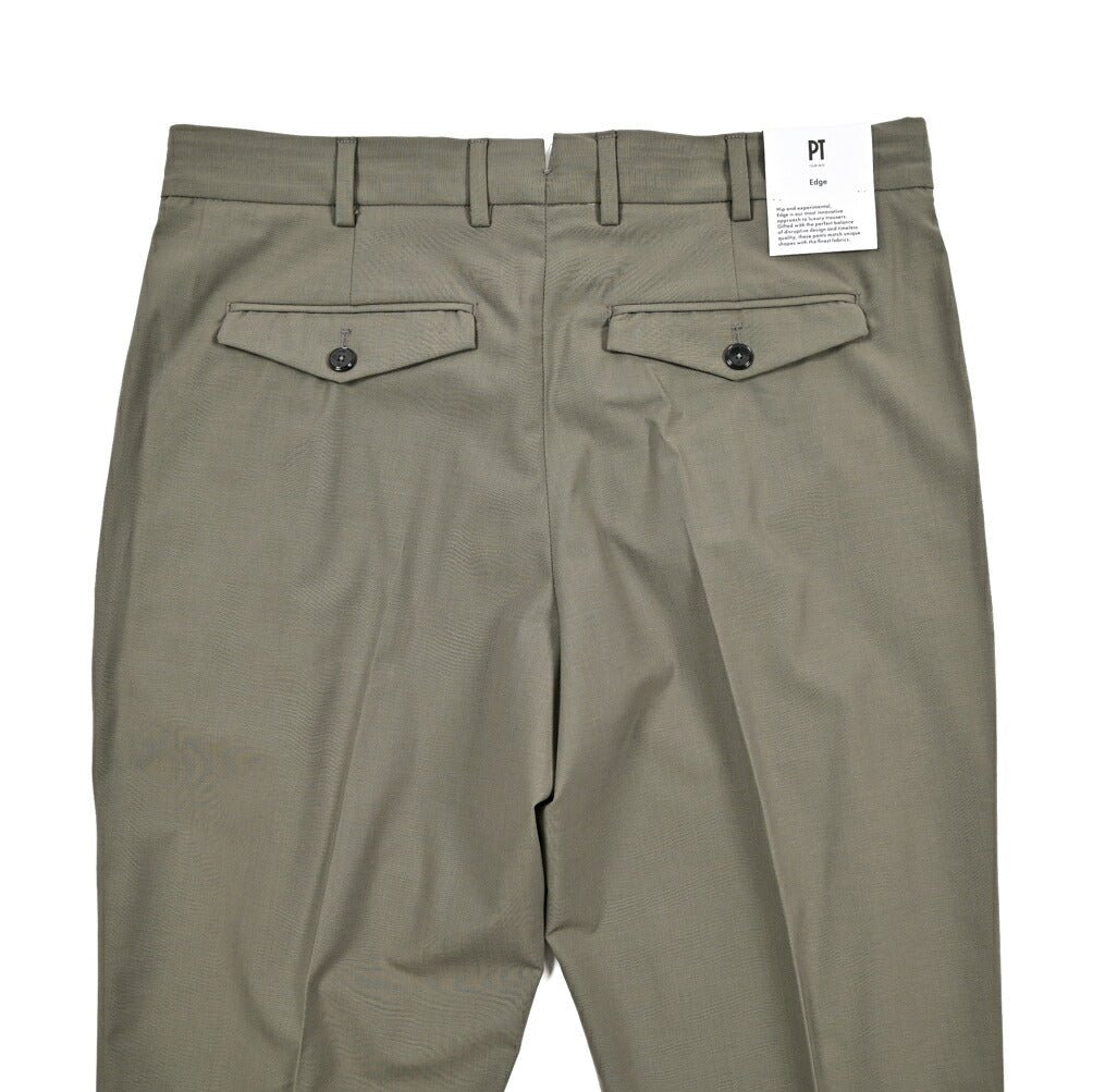 SALE｜PT TORINO Edge "REBEL FIT" ストレッチウール ワンタックスラックス｜423413 - 48｜GUARDAROBA MILANO OFFICIAL STORE