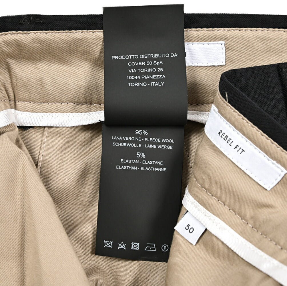 SALE｜PT TORINO Edge "REBEL FIT" ストレッチウール ノータックスラックス｜423508｜GUARDAROBA MILANO OFFICIAL STORE