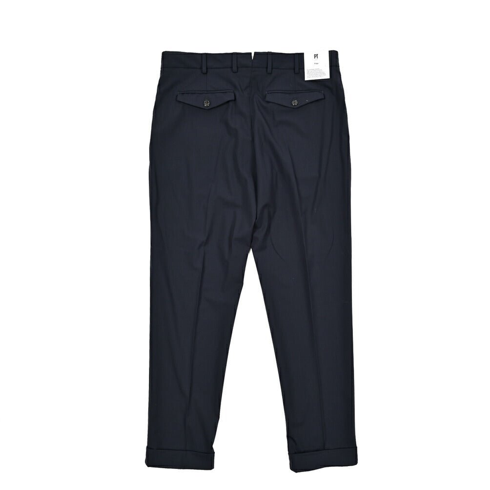 SALE｜PT TORINO Edge "REBEL FIT" ストレッチウール リラックステーパードスラックス｜424023 - 48｜GUARDAROBA MILANO OFFICIAL STORE