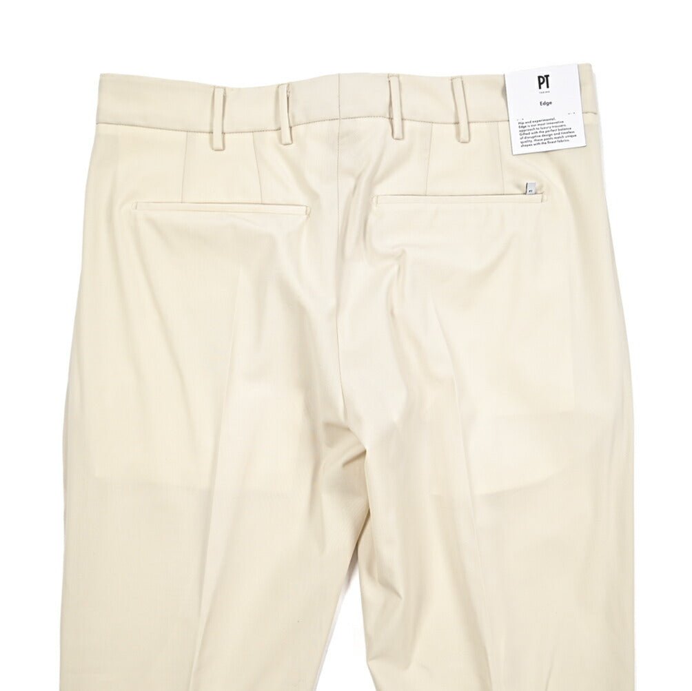 SALE｜PT TORINO Edge "UNDICI" スラックス ワンタック ストレッチ パンツ ヴァージンウール ポリアミド｜423459 - 48｜GUARDAROBA MILANO OFFICIAL STORE