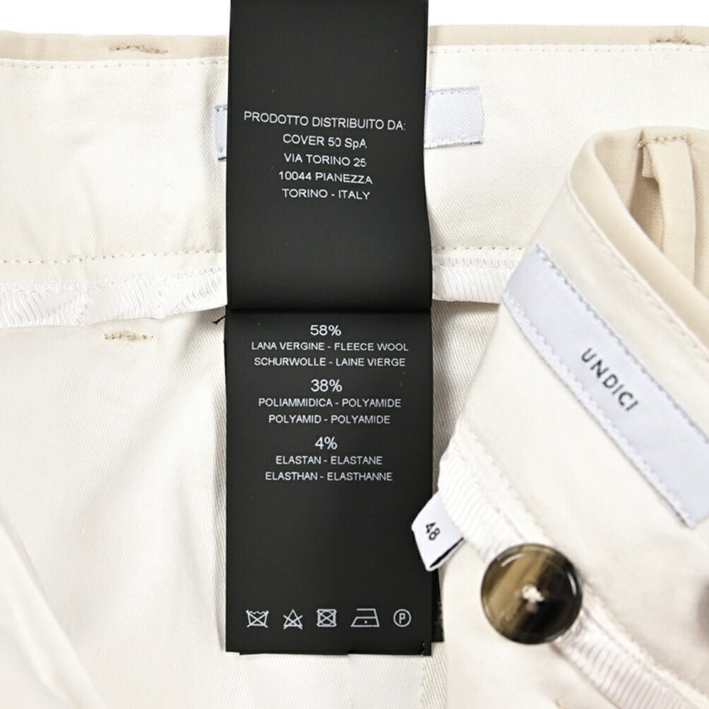 SALE｜PT TORINO Edge "UNDICI" スラックス ワンタック ストレッチ パンツ ヴァージンウール ポリアミド｜423459 - 48｜GUARDAROBA MILANO OFFICIAL STORE