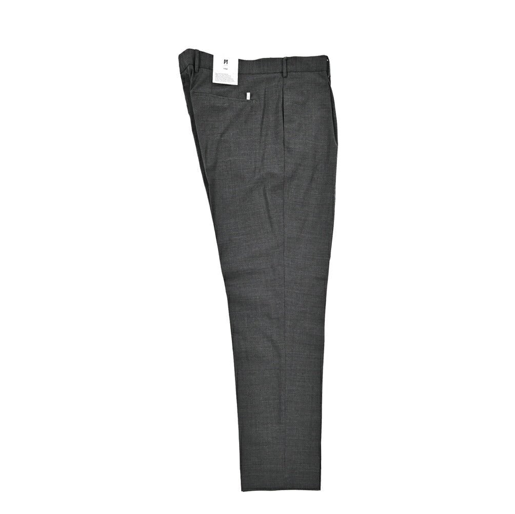 SALE｜PT TORINO Edge "UNDICI" ストレッチウール ワンタックスラックス｜423711 - 44｜GUARDAROBA MILANO OFFICIAL STORE
