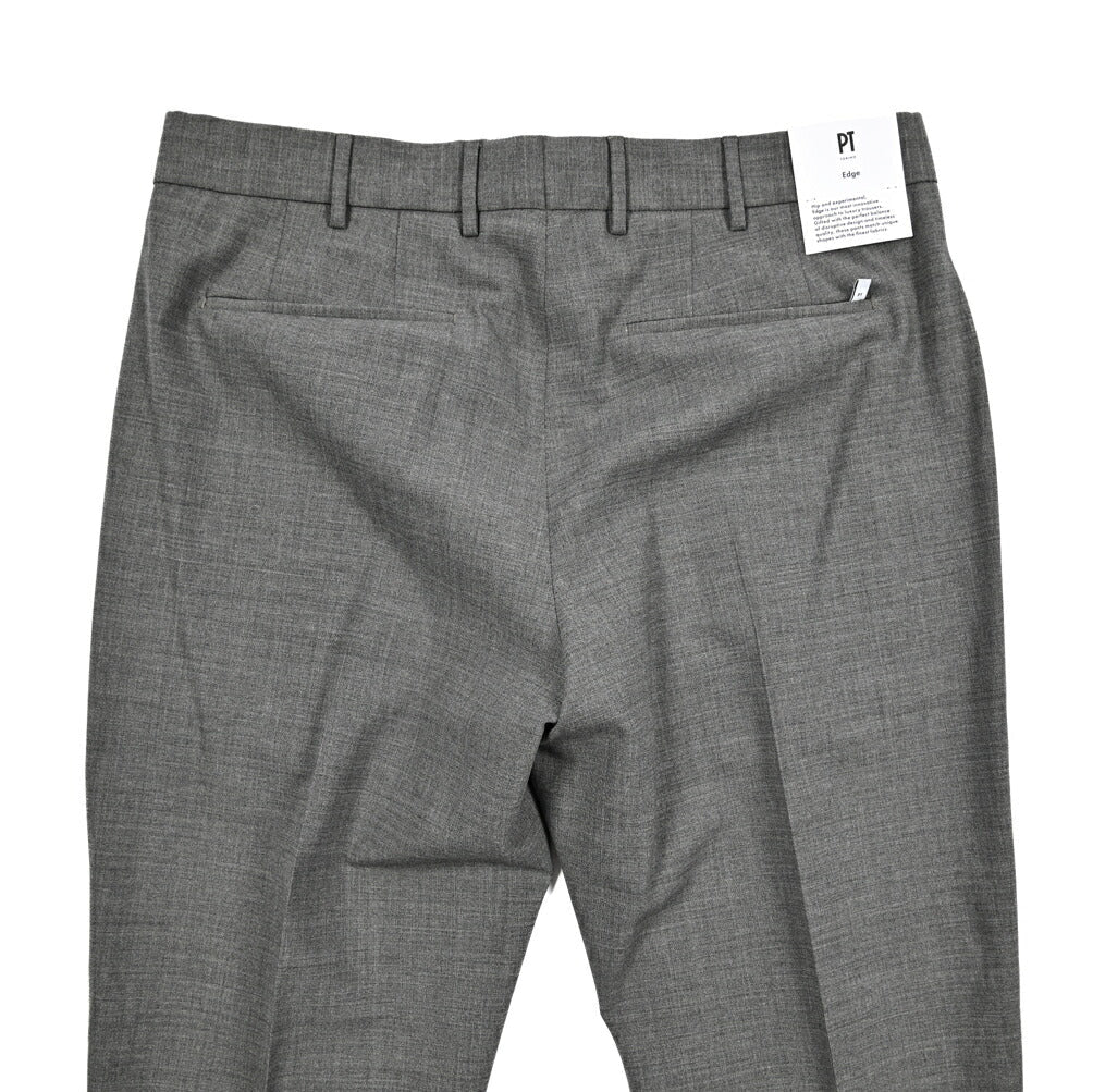 SALE｜PT TORINO Edge "UNDICI" ストレッチウール ワンタックスラックス｜423728 - 48｜GUARDAROBA MILANO OFFICIAL STORE