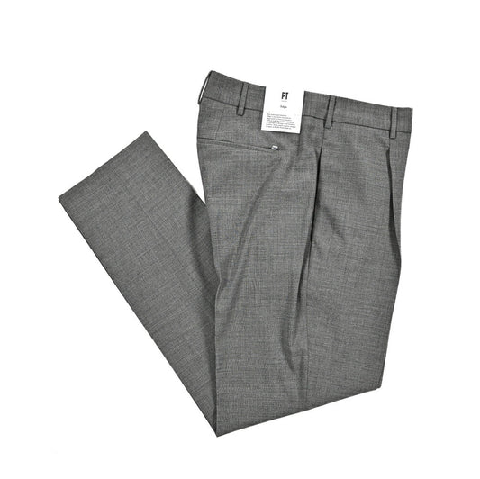 SALE｜PT TORINO Edge "UNDICI" ストレッチウール ワンタックスラックス｜423728 - 48｜GUARDAROBA MILANO OFFICIAL STORE