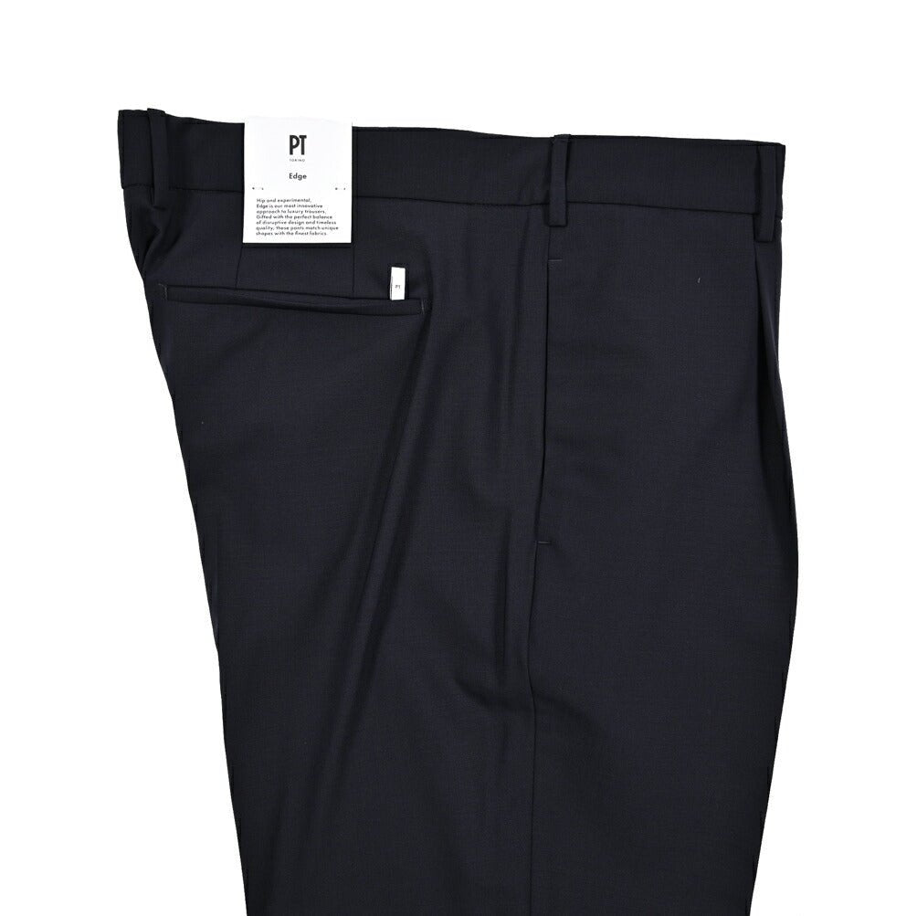 SALE｜PT TORINO Edge "UNDICI" ストレッチウール ワンタックスラックス｜423836 - 52｜GUARDAROBA MILANO OFFICIAL STORE