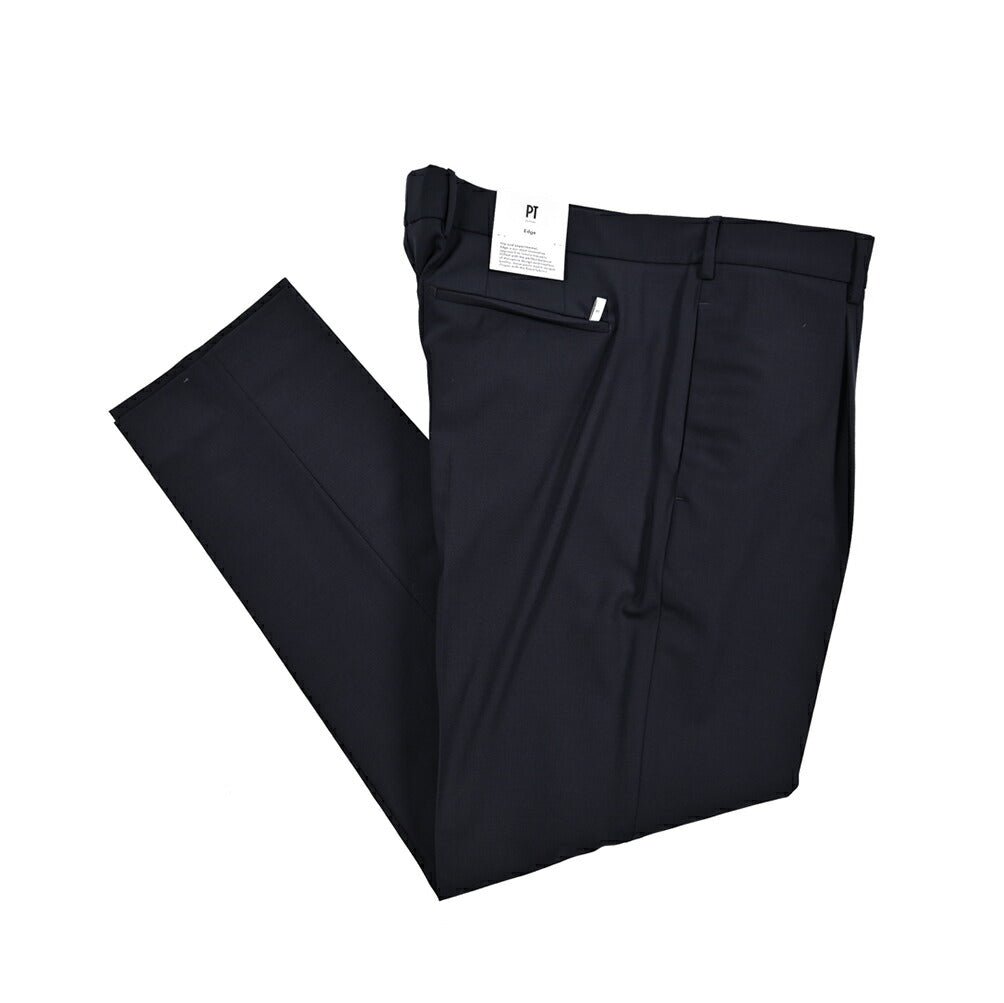 SALE｜PT TORINO Edge "UNDICI" ストレッチウール ワンタックスラックス｜423836 - 52｜GUARDAROBA MILANO OFFICIAL STORE