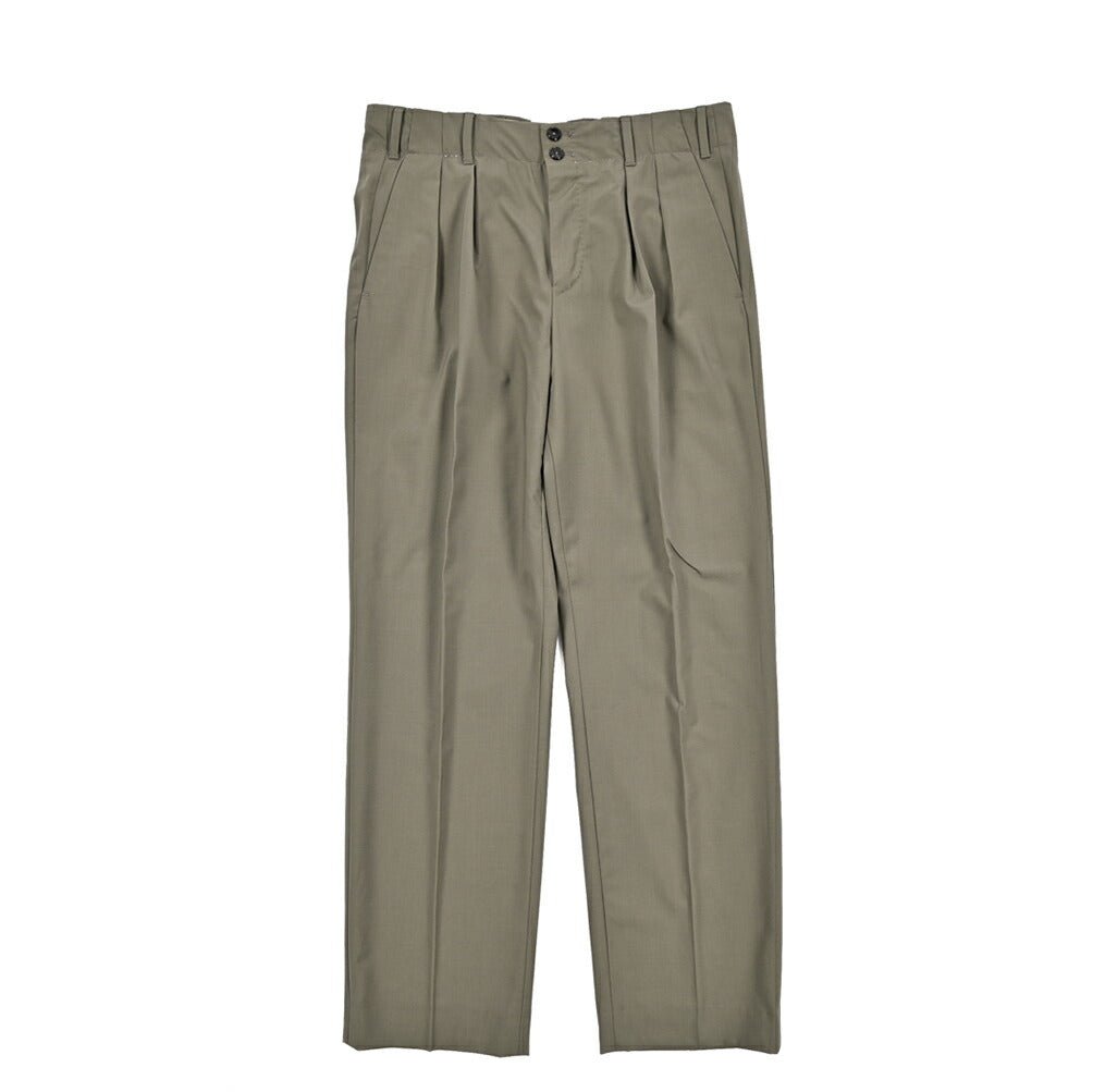 SALE｜PT TORINO Edge "VENTI" ストレッチウール ツータックワイドスラックス｜423402 - 46｜GUARDAROBA MILANO OFFICIAL STORE
