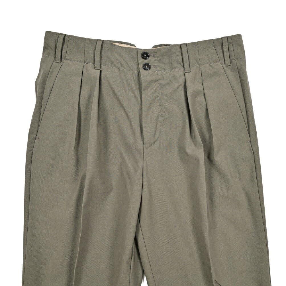 SALE｜PT TORINO Edge "VENTI" ストレッチウール ツータックワイドスラックス｜423402 - 46｜GUARDAROBA MILANO OFFICIAL STORE