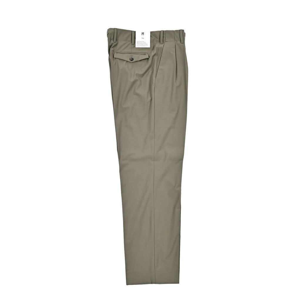 SALE｜PT TORINO Edge "VENTI" ストレッチウール ツータックワイドスラックス｜423402 - 46｜GUARDAROBA MILANO OFFICIAL STORE