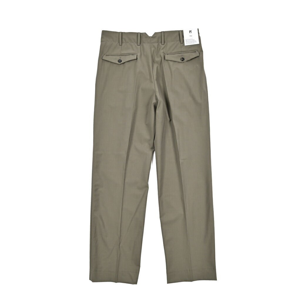 SALE｜PT TORINO Edge "VENTI" ストレッチウール ツータックワイドスラックス｜423404｜GUARDAROBA MILANO OFFICIAL STORE