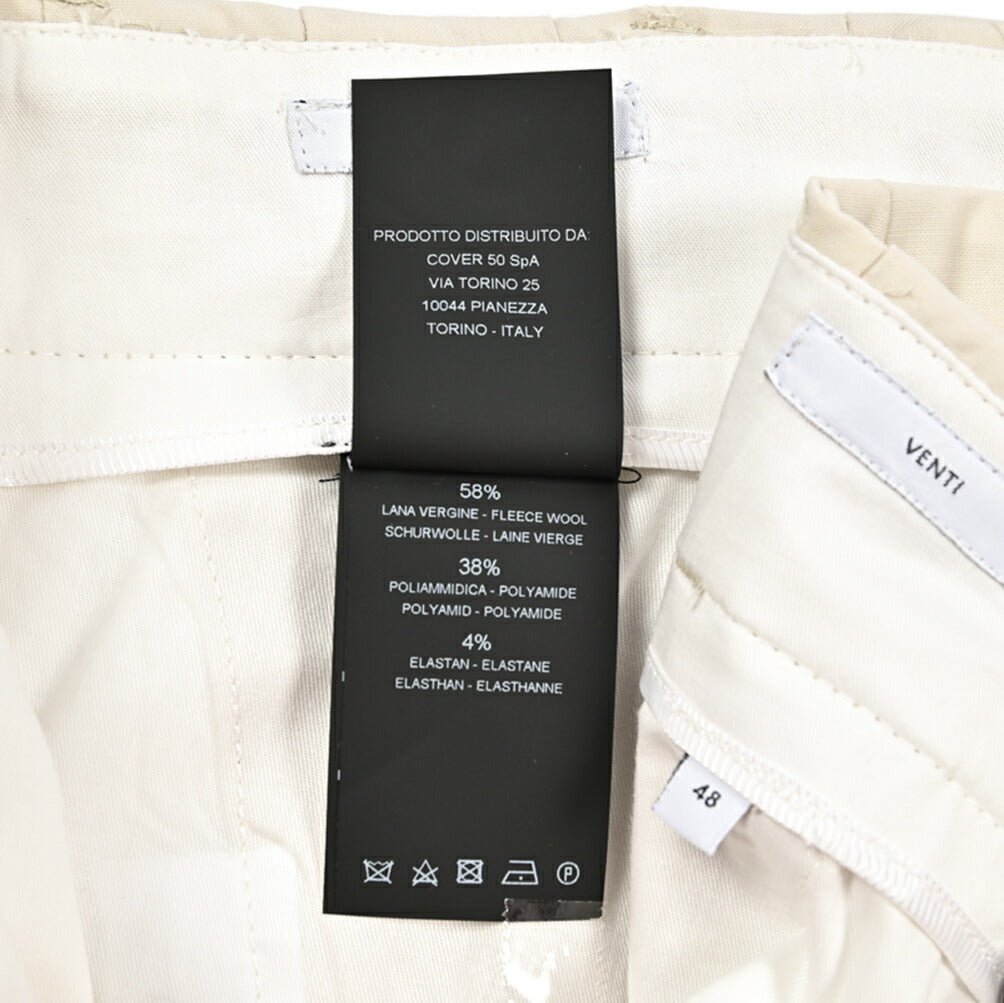 SALE｜PT TORINO Edge "VENTI" ストレッチウール ツータックワイドスラックス｜423464 - 48｜GUARDAROBA MILANO OFFICIAL STORE