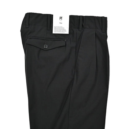 SALE｜PT TORINO Edge "VENTI" ストレッチウール ツータックワイドスラックス｜423481 - 46｜GUARDAROBA MILANO OFFICIAL STORE