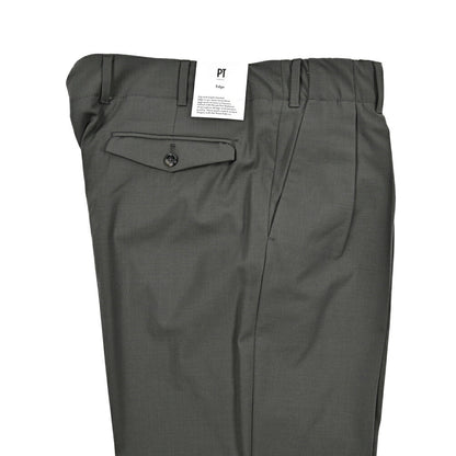 SALE｜PT TORINO Edge "VENTI" ストレッチウール ツータックワイドスラックス｜423758 - 46｜GUARDAROBA MILANO OFFICIAL STORE