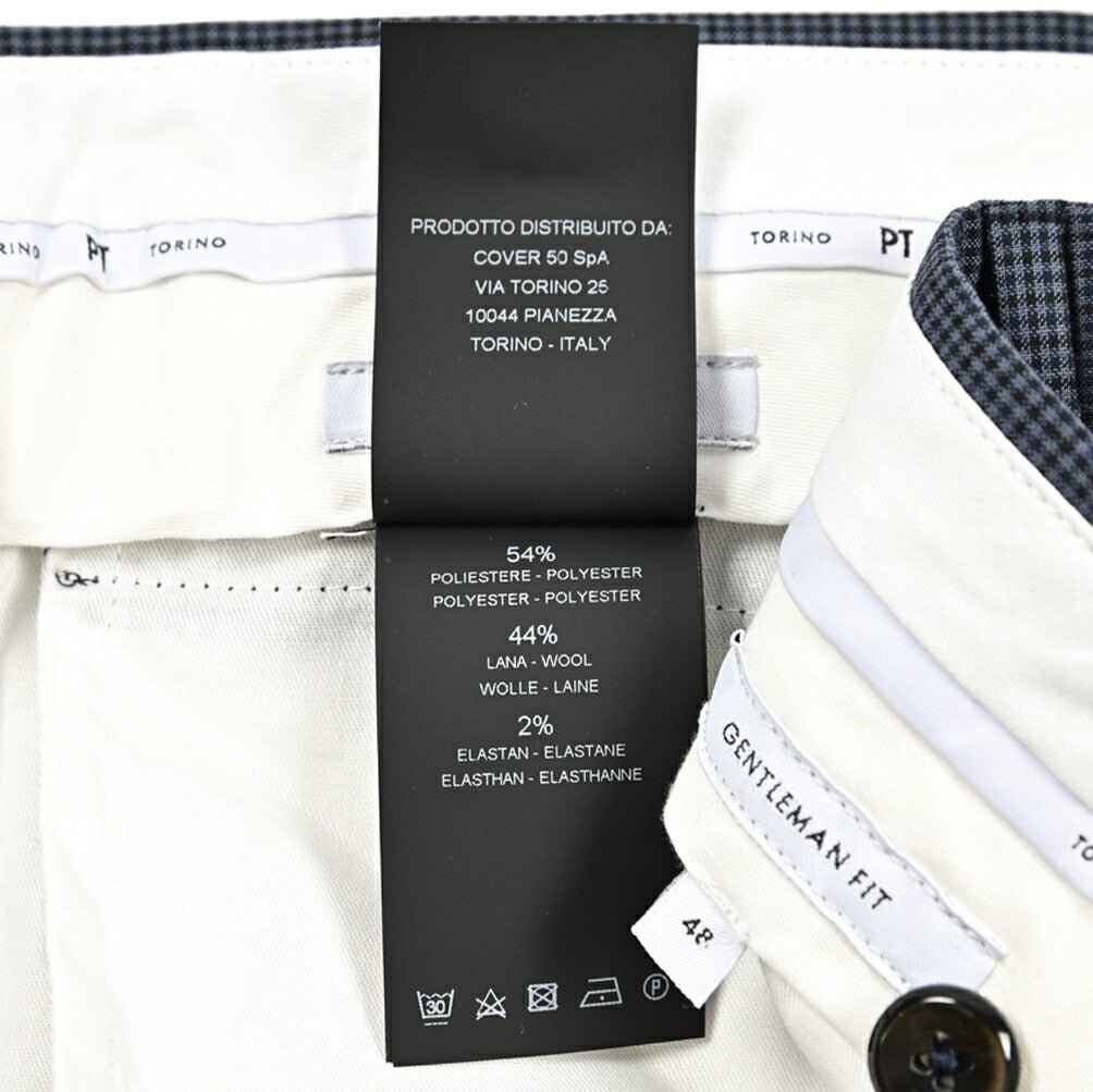 SALE｜PT TORINO "GENTLEMAN FIT" ストレッチウール ワンタックスラックス｜423107 - 44｜GUARDAROBA MILANO OFFICIAL STORE