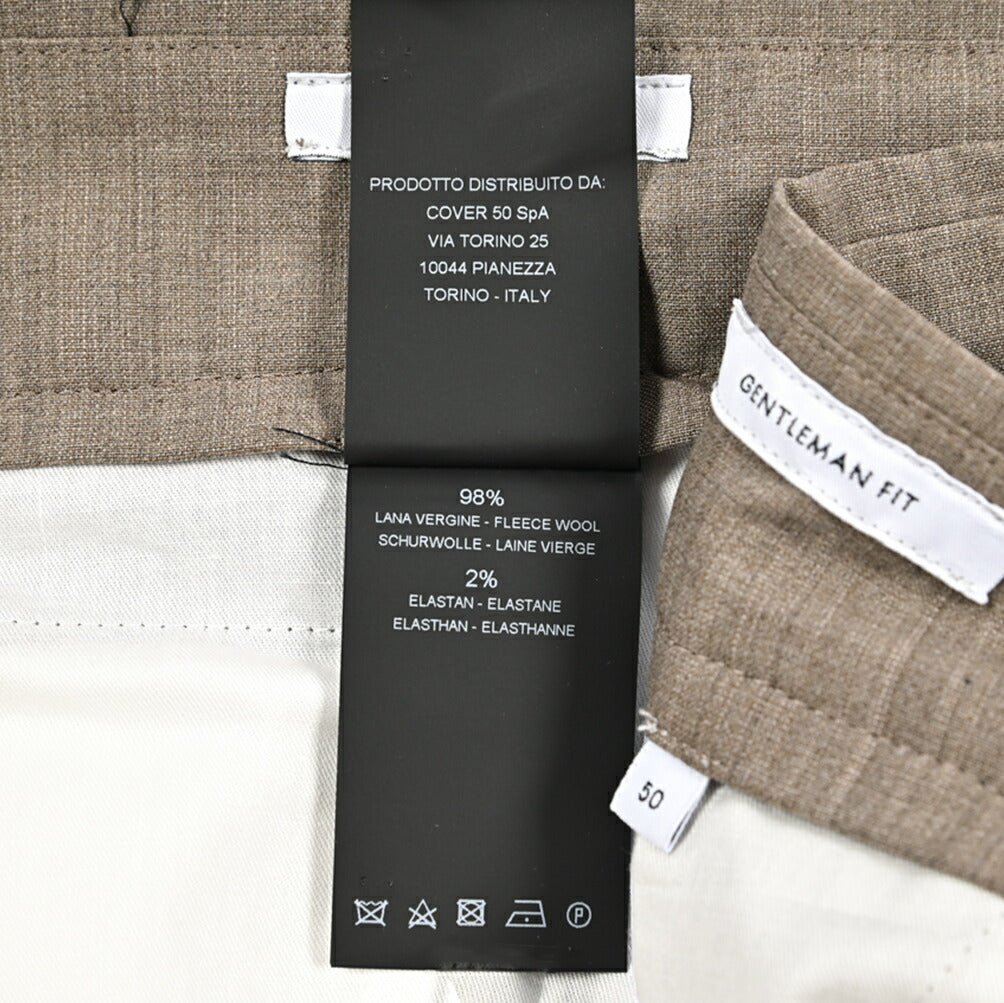 SALE｜PT TORINO "GENTLEMAN FIT" ストレッチウール ツータックベルトレススラックス｜423365｜GUARDAROBA MILANO OFFICIAL STORE