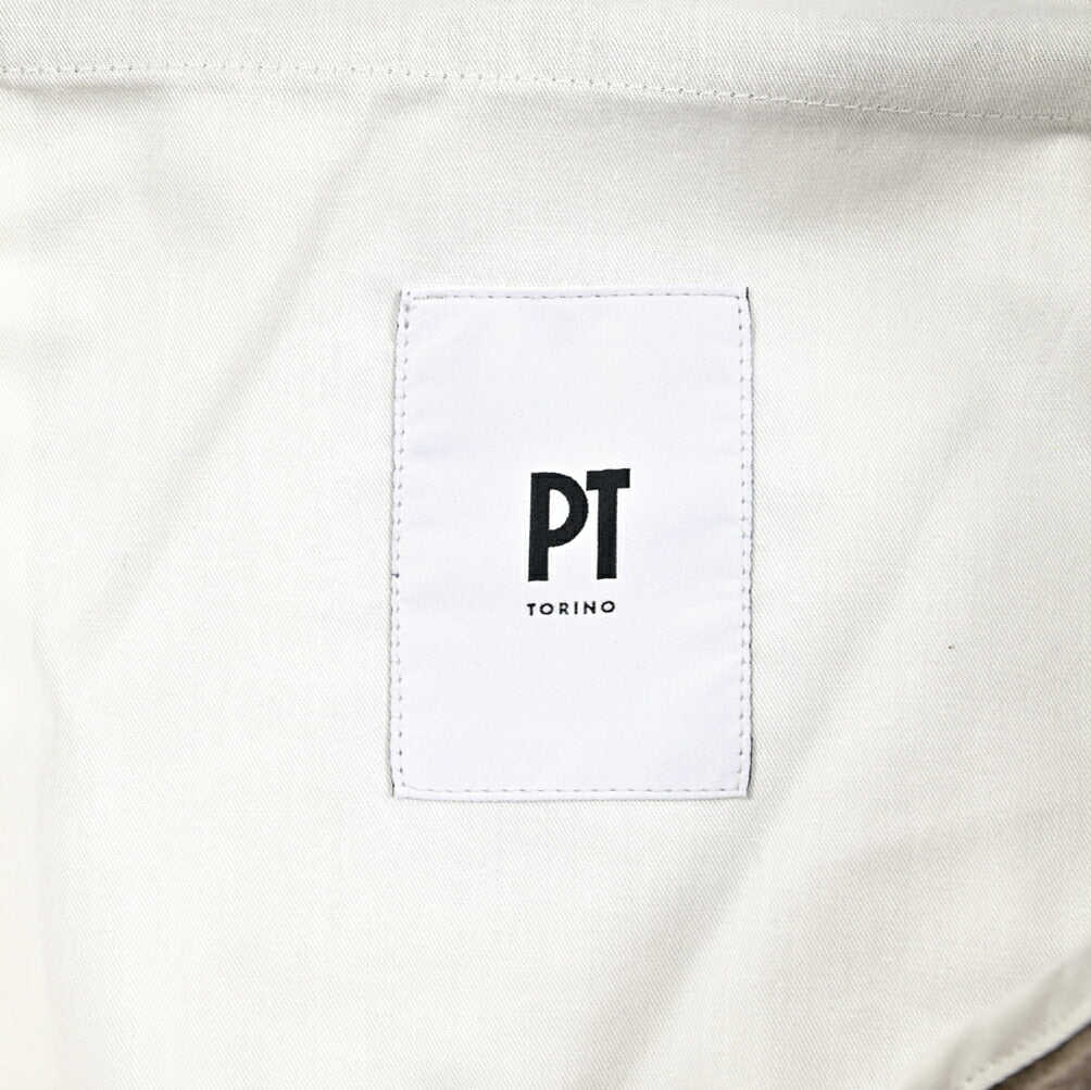 SALE｜PT TORINO "GENTLEMAN FIT" ストレッチウール ツータックベルトレススラックス｜423365｜GUARDAROBA MILANO OFFICIAL STORE