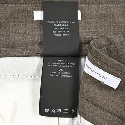 SALE｜PT TORINO "GENTLEMAN FIT" ストレッチウール ツータックベルトレス スラックス｜423385｜GUARDAROBA MILANO OFFICIAL STORE