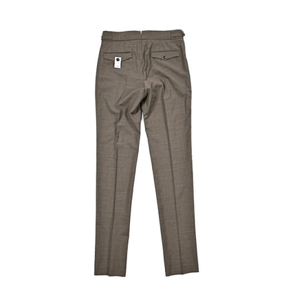 SALE｜PT TORINO "GENTLEMAN FIT" ストレッチウール ツータックベルトレス スラックス｜423385｜GUARDAROBA MILANO OFFICIAL STORE