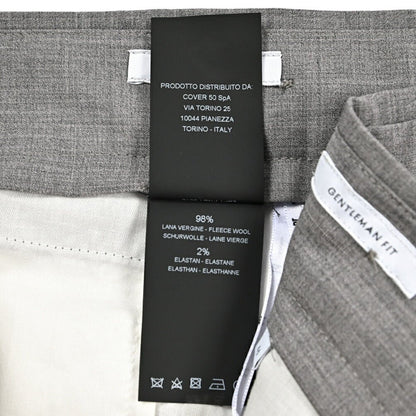 SALE｜PT TORINO "GENTLEMAN FIT" ストレッチウール ツータックベルトレススラックス｜423753｜GUARDAROBA MILANO OFFICIAL STORE