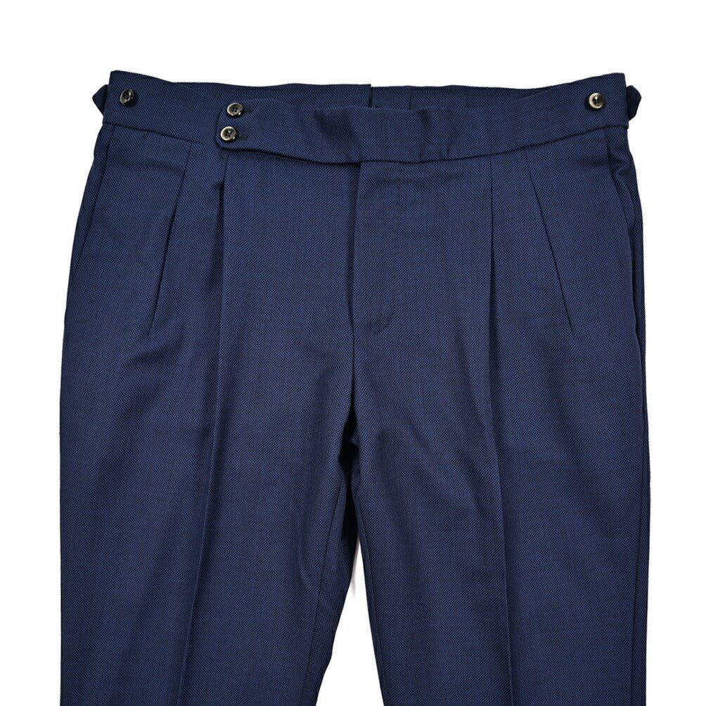 SALE｜PT TORINO "GENTLEMAN FIT" SUPER 100's ヴァージンウール 100% ツータックベルトレススラックス｜423128 - 54｜GUARDAROBA MILANO OFFICIAL STORE