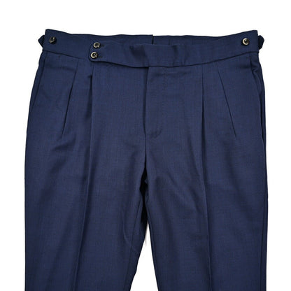 SALE｜PT TORINO "GENTLEMAN FIT" SUPER 100's ヴァージンウール 100% ツータックベルトレススラックス｜423128 - 54｜GUARDAROBA MILANO OFFICIAL STORE