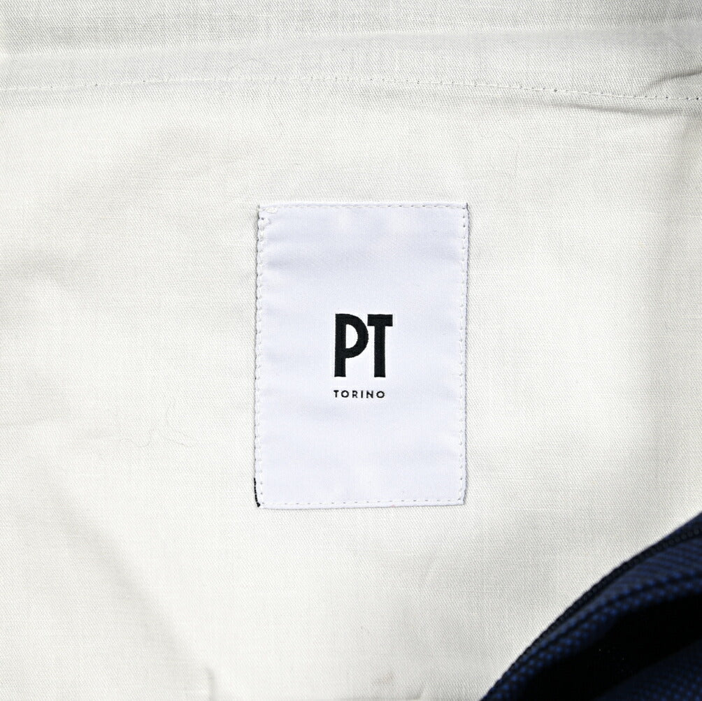 SALE｜PT TORINO "GENTLEMAN FIT" SUPER 100's ヴァージンウール 100% ツータックベルトレススラックス｜423128 - 54｜GUARDAROBA MILANO OFFICIAL STORE